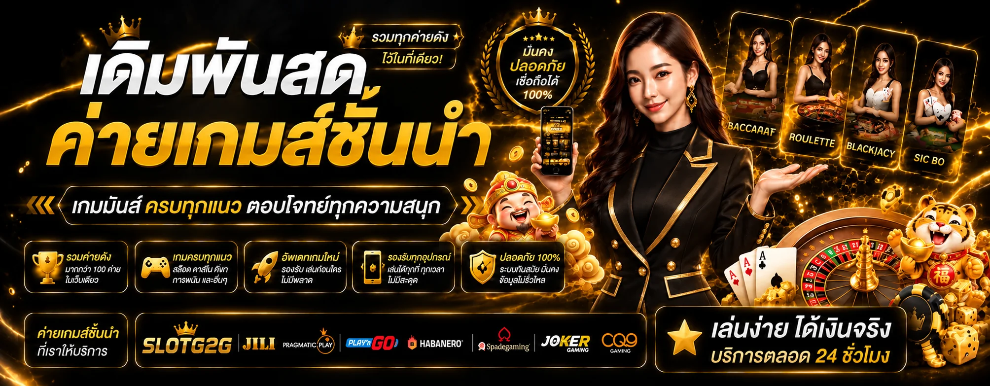 แบนเนอร์คาสิโนสด SLOTG2G